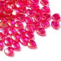 100Pcs Eco-Friendly Transparent Acrylic Beads