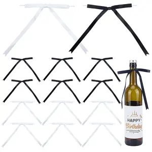 60pcs 2 Colors Polyester Bowknot Ornament Accessories