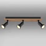 Stropné bodové svietidlo 57998-3W drevo LS3