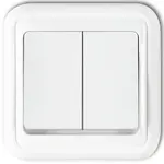 L WPT-2 Vypínač na svetlo Liza biely
