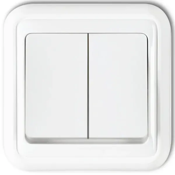 L WPT-2 Vypínač na svetlo Liza biely