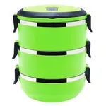 Box jídelní 3-patrový-2.1l. green.