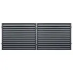 Dvojkrídlová brána Vesela 350x150 cm pozink RAL 7016