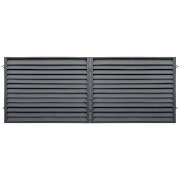 Dvojkrídlová brána Vesela 350x150 cm pozink RAL 7016