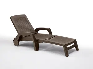 Záhradné ležadlo  Miami hnedé