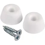 Tlmiace zarážky biele 21 mm