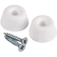 Tlmiace zarážky biele 21 mm