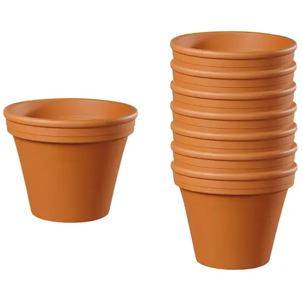Kvetináč klasik keramický terakota 5/6x5cm 7ks