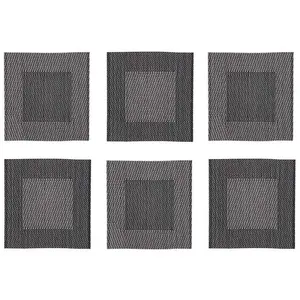 SADA PODLOŽEK 6KS 10X10CM CULINARIA KRATKA 12CGPPD003