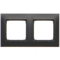 Rámček dvojitý Simon54 Čierna