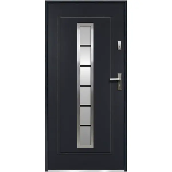 Dvere vchodové Bellona P55 90L Antracit