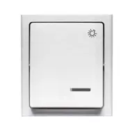 Vypínač svetlo podsvietený ŁNH-5BS.BI BRAVO