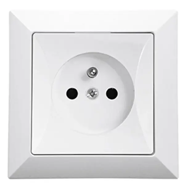 Zásuvka jednoduchá POLA biela 33029