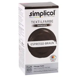 Simplicol barva na textil Espresso hnědá 150ml + 400g