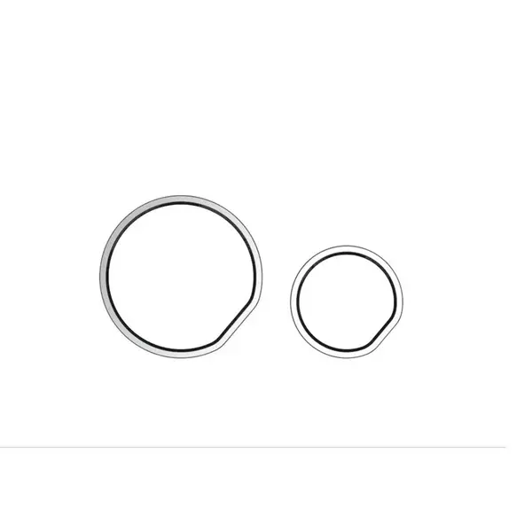 Tlačidlo WC Ineo Cedo biela 16.770.01