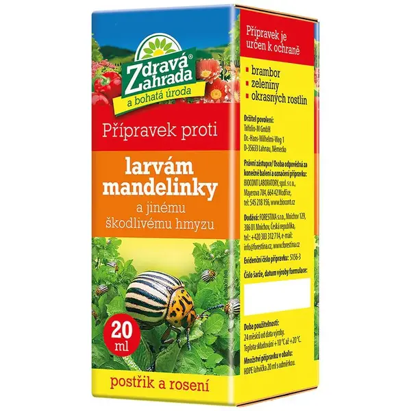 Zdravá Zahrada - přípravek proti larvám mandelinky 20 ml