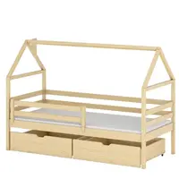 Posteľ Domček Aron 90x200 borovica