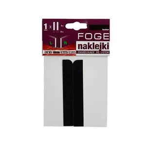 Ukončenie ľavé + pravé Foge LB1 univerzálna čierna 1+1ks