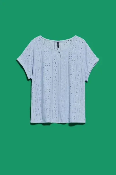 DÁMSKÉ TRIKO L-TS-4034 BLEDEMODRÁ