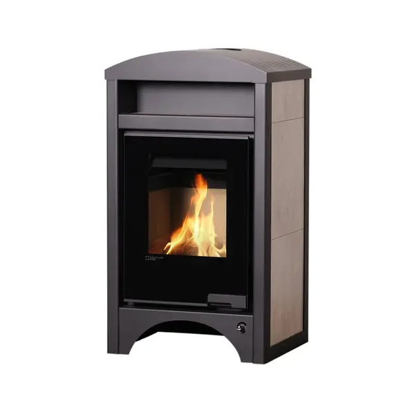 Krbové kachle AQUAFLAM VARIO BARMA 11kW, obklad Bielený dub (teplovzdušná verzia) FLHSF34-109