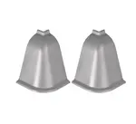 Roh vnější pro lištu k pracovní desce BL44 hliník 032