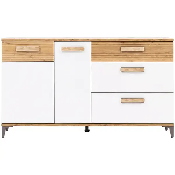 Komoda Snobi Sb04 dub craft/alpská bílá