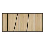 Frézovaný panel Slant dub 65x29 cm MDF