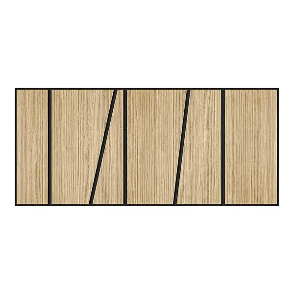Frézovaný panel Slant dub 65x29 cm MDF