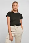 Women's T-shirt made of recycled cotton in black