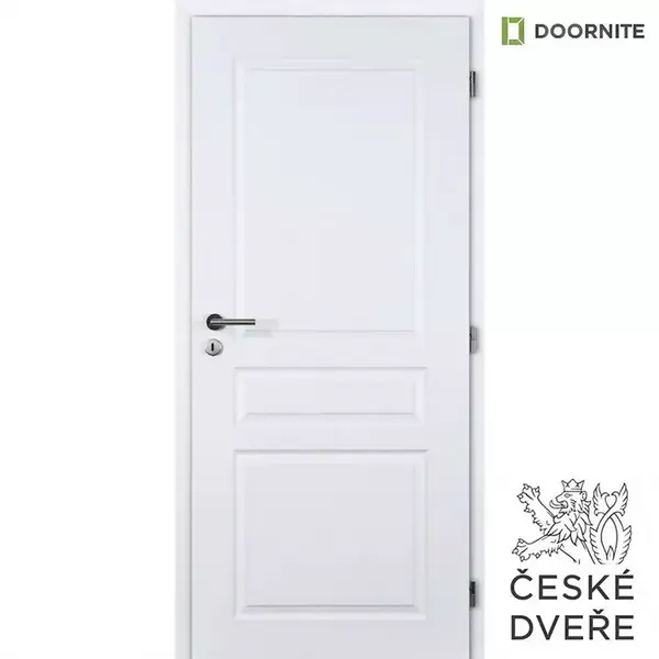Interiérové dveře Troja Plné Bílé 90P