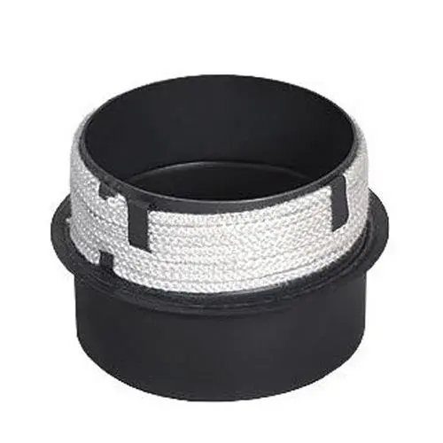 Přechod do komína 200/200 mm, silnostěnný, s těs. šňůrou, černá MA654557