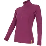 Sensor MERINO DF Dámske funkčné tričko, fialová, veľkosť