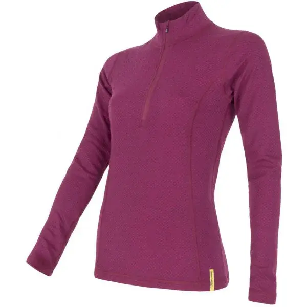 Sensor MERINO DF Dámske funkčné tričko, fialová, veľkosť