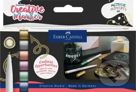 Popisovače Gofa Creative set Metallic Moments