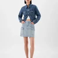 GAP Denim Cargo Mini Skirt - Women's