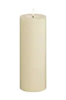 LED svíčka Deluxe Homeart Cream Bloklys 7,5 x 20 cm