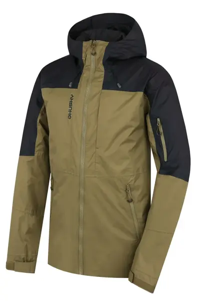 Husky Nickin M M, khaki/black Pánská hardshell bunda