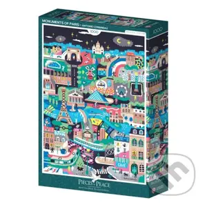 Pamiatky Paríža - puzzle z kategorie 500 - 1000 dílků