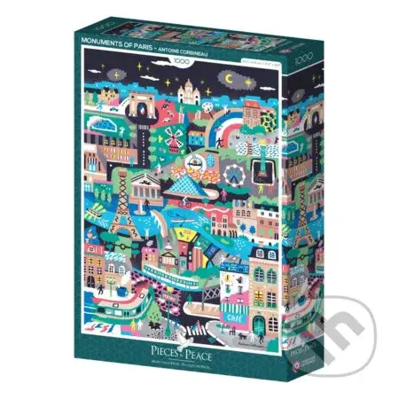 Pamiatky Paríža - puzzle z kategorie 500 - 1000 dílků