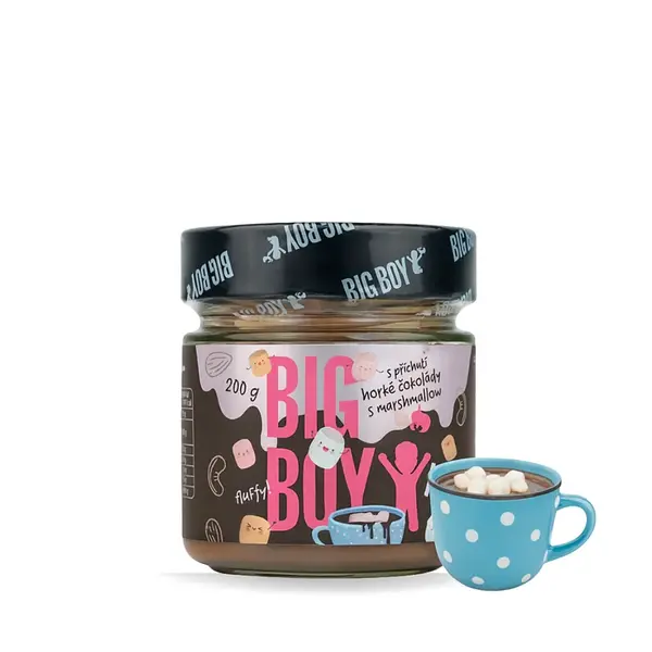 BIG BOY Krém s příchutí horké čokolády a marshmallow 200 g