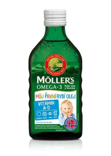 Mollers Omega 3 Můj první rybí olej 250 ml
