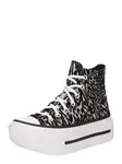 CONVERSE Členkové tenisky 'CTAS LIFT DOUBLE STACK'  čierna / šedobiela