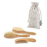 Miniland ECO-friendly Súprava na starostlivosť o dieťa (2 kefky, hrebeň, taška), Veverička