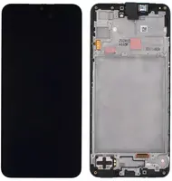 LCD display + dotyková deska + přední kryt pro Samsung Galaxy A16 4G, black TFT