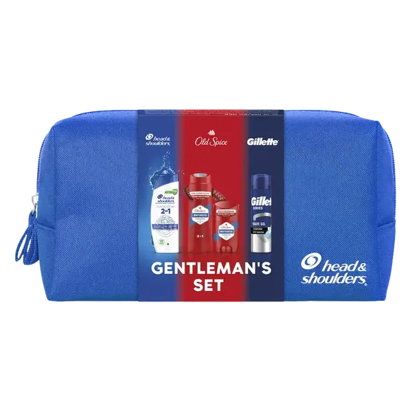 HEAD & SHOULDERS Gentelmans set, Dárková sada - Šampon, sprcháč, gel na holení a tuhý deodorant