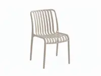 Plastová stolička TREGO, béžová