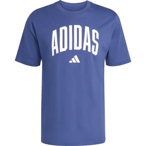 adidas COLLEGIATE TEE Pánské triko, tmavě modrá, velikost