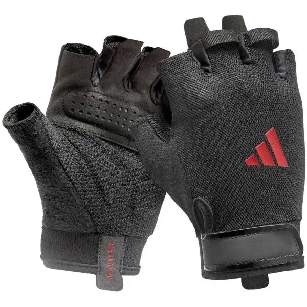 adidas ESSENTIAL TRAINING GLOVES Tréninkové rukavice, černá, velikost
