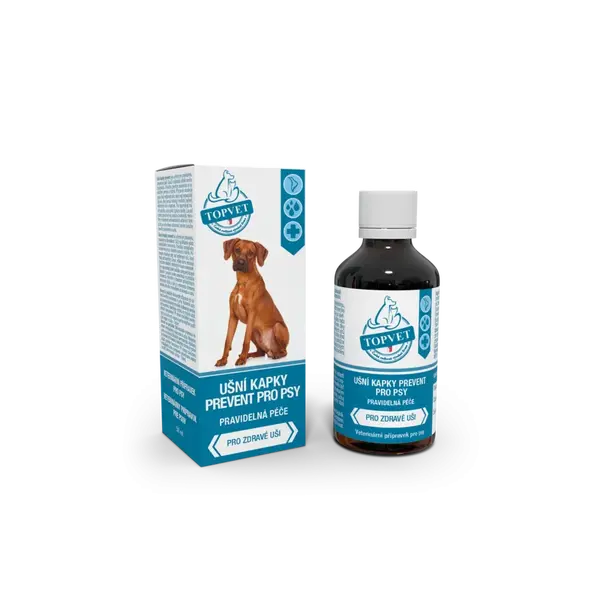 Ušné kvapky Prevent pre psov – 50 ml – Green idea