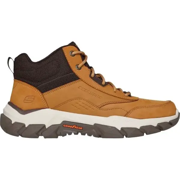 Skechers SANTORO - HOPKINS Pánská zateplená obuv, hnědá, velikost